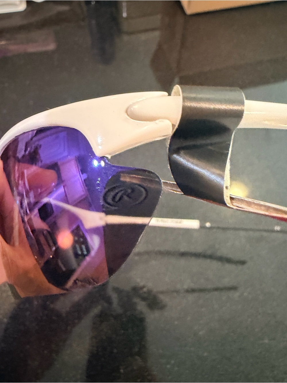 Rawlings Black Sport Sunglasses with Mirrored Lenses- 1 pair - Picture 9 of 10